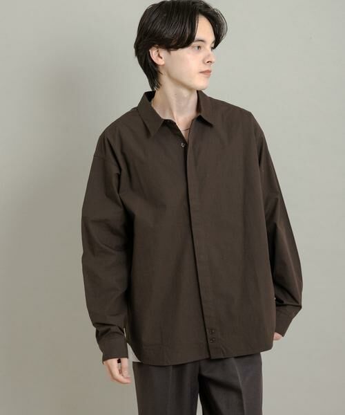 SENSE OF PLACE by URBAN RESEARCH / センスオブプレイス バイ アーバンリサーチ シャツ・ブラウス | コンフォートピーチブロードシャツ | 詳細4