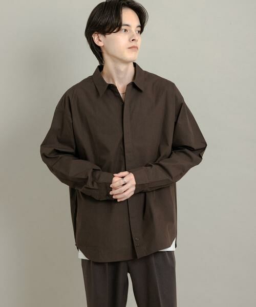 SENSE OF PLACE by URBAN RESEARCH / センスオブプレイス バイ アーバンリサーチ シャツ・ブラウス | コンフォートピーチブロードシャツ | 詳細5