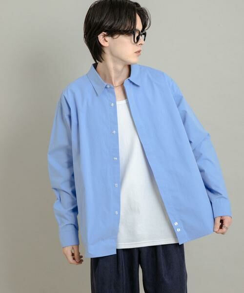 SENSE OF PLACE by URBAN RESEARCH / センスオブプレイス バイ アーバンリサーチ シャツ・ブラウス | コンフォートピーチブロードシャツ | 詳細10