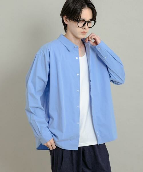 SENSE OF PLACE by URBAN RESEARCH / センスオブプレイス バイ アーバンリサーチ シャツ・ブラウス | コンフォートピーチブロードシャツ | 詳細13