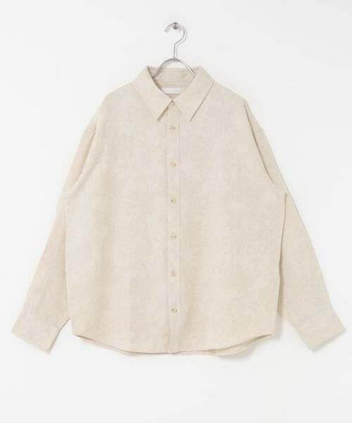 SENSE OF PLACE by URBAN RESEARCH / センスオブプレイス バイ アーバンリサーチ シャツ・ブラウス | ボタニカルジャガードロングスリーブシャツ | 詳細10