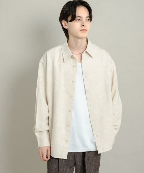 SENSE OF PLACE by URBAN RESEARCH / センスオブプレイス バイ アーバンリサーチ シャツ・ブラウス | ボタニカルジャガードロングスリーブシャツ | 詳細2