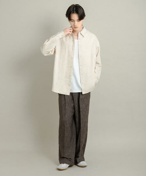 SENSE OF PLACE by URBAN RESEARCH / センスオブプレイス バイ アーバンリサーチ シャツ・ブラウス | ボタニカルジャガードロングスリーブシャツ | 詳細5