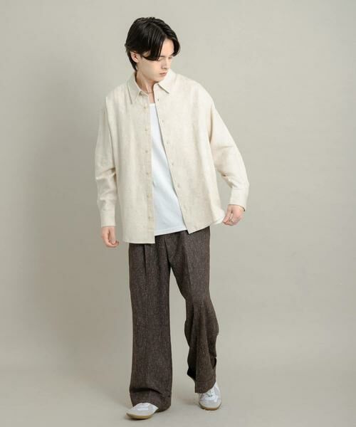 SENSE OF PLACE by URBAN RESEARCH / センスオブプレイス バイ アーバンリサーチ シャツ・ブラウス | ボタニカルジャガードロングスリーブシャツ | 詳細6