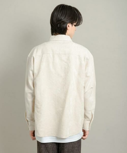 SENSE OF PLACE by URBAN RESEARCH / センスオブプレイス バイ アーバンリサーチ シャツ・ブラウス | ボタニカルジャガードロングスリーブシャツ | 詳細9