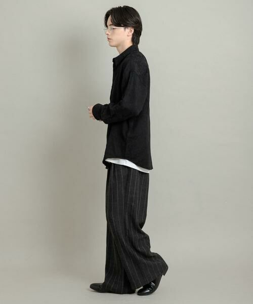 SENSE OF PLACE by URBAN RESEARCH / センスオブプレイス バイ アーバンリサーチ シャツ・ブラウス | ボタニカルジャガードロングスリーブシャツ | 詳細18