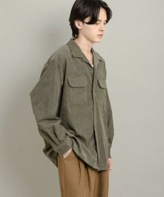 SENSE OF PLACE by URBAN RESEARCH / センスオブプレイス バイ アーバンリサーチ シャツ・ブラウス | ブロックコーデュロイオープンカラーシャツ