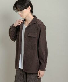 SENSE OF PLACE by URBAN RESEARCH / センスオブプレイス バイ アーバンリサーチ シャツ・ブラウス | ブロックコーデュロイオープンカラーシャツ