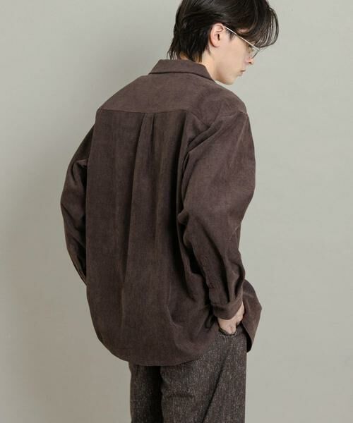SENSE OF PLACE by URBAN RESEARCH / センスオブプレイス バイ アーバンリサーチ シャツ・ブラウス | ブロックコーデュロイオープンカラーシャツ | 詳細14