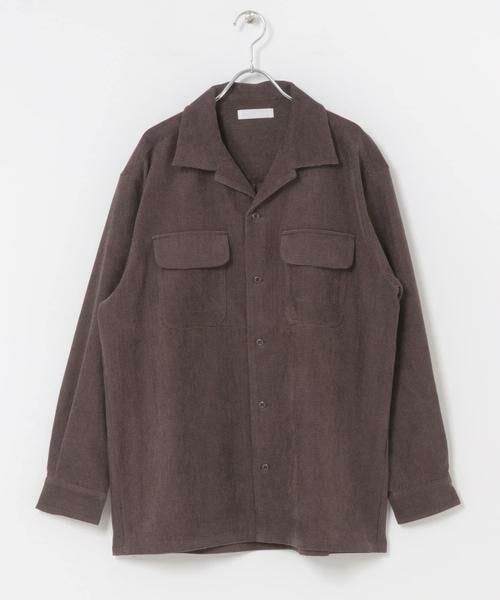 SENSE OF PLACE by URBAN RESEARCH / センスオブプレイス バイ アーバンリサーチ シャツ・ブラウス | ブロックコーデュロイオープンカラーシャツ | 詳細17