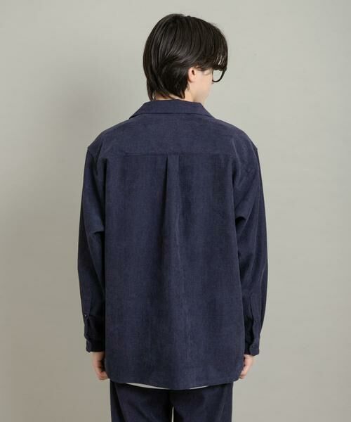 SENSE OF PLACE by URBAN RESEARCH / センスオブプレイス バイ アーバンリサーチ シャツ・ブラウス | ブロックコーデュロイオープンカラーシャツ | 詳細28