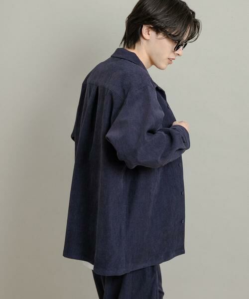 SENSE OF PLACE by URBAN RESEARCH / センスオブプレイス バイ アーバンリサーチ シャツ・ブラウス | ブロックコーデュロイオープンカラーシャツ | 詳細22