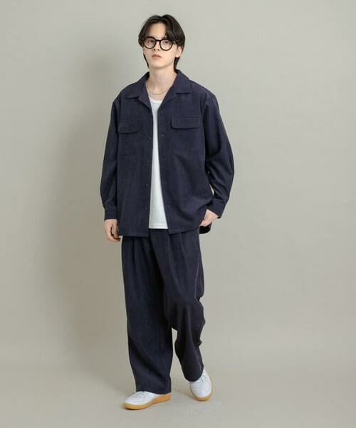 SENSE OF PLACE by URBAN RESEARCH / センスオブプレイス バイ アーバンリサーチ シャツ・ブラウス | ブロックコーデュロイオープンカラーシャツ | 詳細25