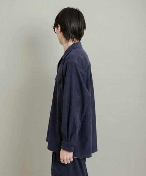 SENSE OF PLACE by URBAN RESEARCH / センスオブプレイス バイ アーバンリサーチ シャツ・ブラウス | ブロックコーデュロイオープンカラーシャツ | 詳細27