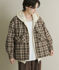 SENSE OF PLACE by URBAN RESEARCH / センスオブプレイス バイ アーバンリサーチ その他アウター | ヘビーネルチェックシャツジャケット