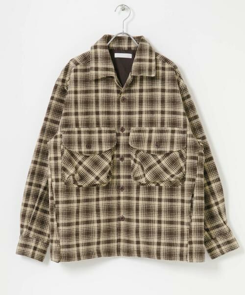 SENSE OF PLACE by URBAN RESEARCH / センスオブプレイス バイ アーバンリサーチ その他アウター | ヘビーネルチェックシャツジャケット | 詳細11