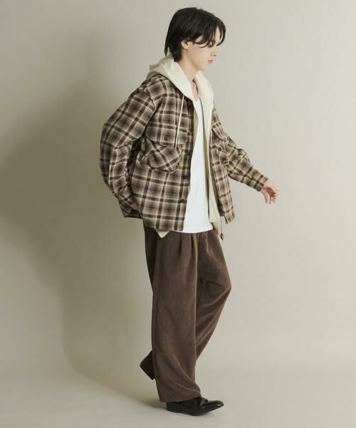 SENSE OF PLACE by URBAN RESEARCH / センスオブプレイス バイ アーバンリサーチ その他アウター | ヘビーネルチェックシャツジャケット | 詳細7