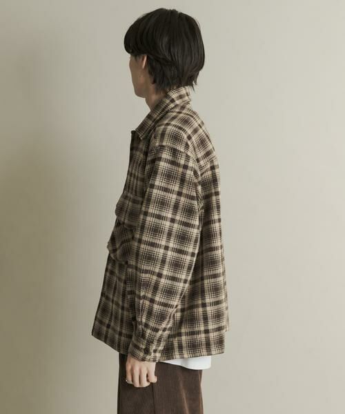 SENSE OF PLACE by URBAN RESEARCH / センスオブプレイス バイ アーバンリサーチ その他アウター | ヘビーネルチェックシャツジャケット | 詳細9