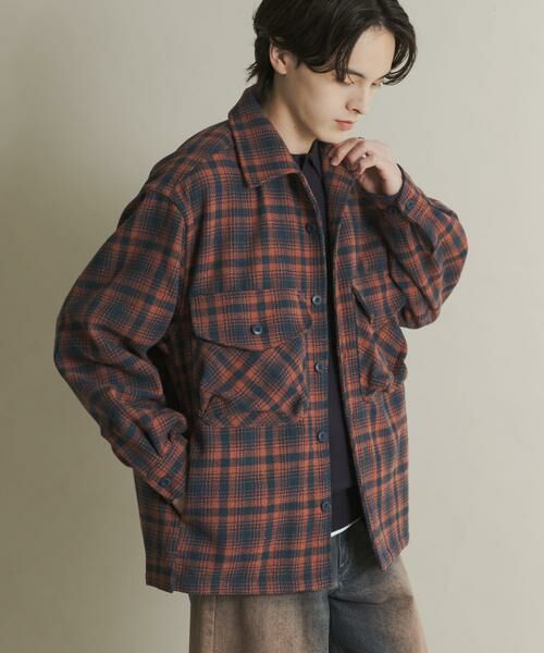SENSE OF PLACE by URBAN RESEARCH / センスオブプレイス バイ アーバンリサーチ その他アウター | ヘビーネルチェックシャツジャケット | 詳細14