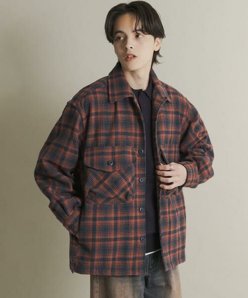 SENSE OF PLACE by URBAN RESEARCH / センスオブプレイス バイ アーバンリサーチ その他アウター | ヘビーネルチェックシャツジャケット | 詳細15