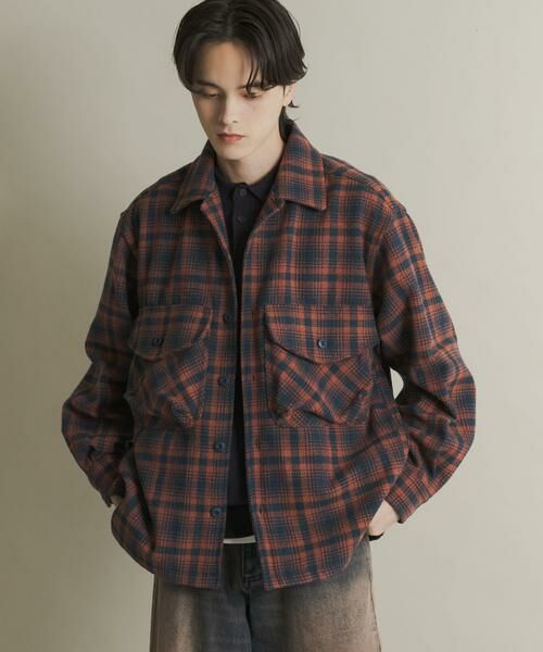 SENSE OF PLACE by URBAN RESEARCH / センスオブプレイス バイ アーバンリサーチ その他アウター | ヘビーネルチェックシャツジャケット | 詳細16