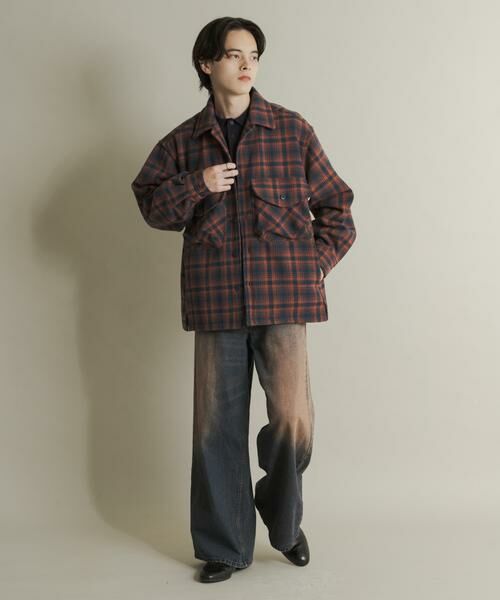 SENSE OF PLACE by URBAN RESEARCH / センスオブプレイス バイ アーバンリサーチ その他アウター | ヘビーネルチェックシャツジャケット | 詳細17