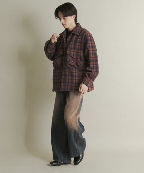 SENSE OF PLACE by URBAN RESEARCH / センスオブプレイス バイ アーバンリサーチ その他アウター | ヘビーネルチェックシャツジャケット | 詳細18