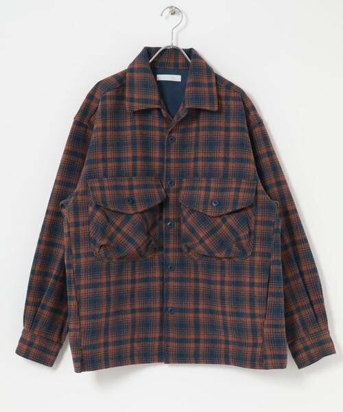 SENSE OF PLACE by URBAN RESEARCH / センスオブプレイス バイ アーバンリサーチ その他アウター | ヘビーネルチェックシャツジャケット | 詳細19