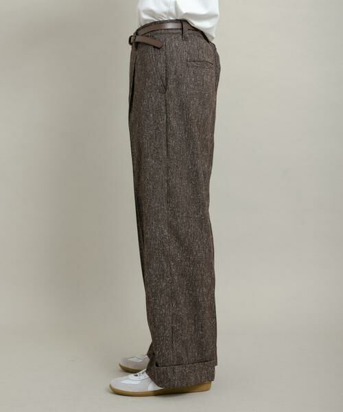 SENSE OF PLACE by URBAN RESEARCH / センスオブプレイス バイ アーバンリサーチ その他パンツ | ネップワイドダブルスラックス | 詳細10