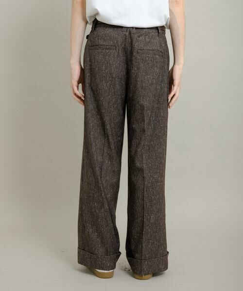 SENSE OF PLACE by URBAN RESEARCH / センスオブプレイス バイ アーバンリサーチ その他パンツ | ネップワイドダブルスラックス | 詳細11