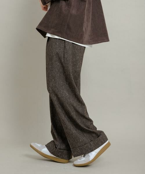 SENSE OF PLACE by URBAN RESEARCH / センスオブプレイス バイ アーバンリサーチ その他パンツ | ネップワイドダブルスラックス | 詳細2