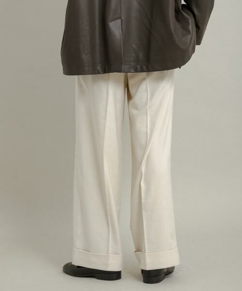 SENSE OF PLACE by URBAN RESEARCH / センスオブプレイス バイ アーバンリサーチ その他パンツ | ネップワイドダブルスラックス | 詳細30