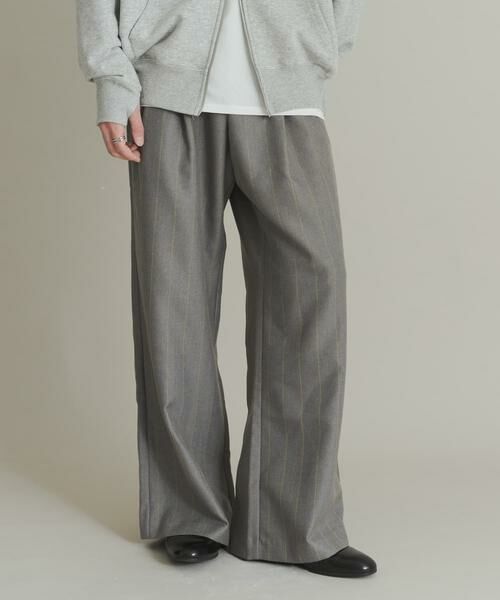 SENSE OF PLACE by URBAN RESEARCH / センスオブプレイス バイ アーバンリサーチ その他パンツ | ウールタッチストライプワイドフレアパンツ | 詳細26