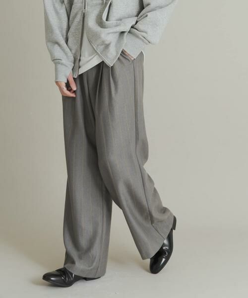 SENSE OF PLACE by URBAN RESEARCH / センスオブプレイス バイ アーバンリサーチ その他パンツ | ウールタッチストライプワイドフレアパンツ | 詳細27