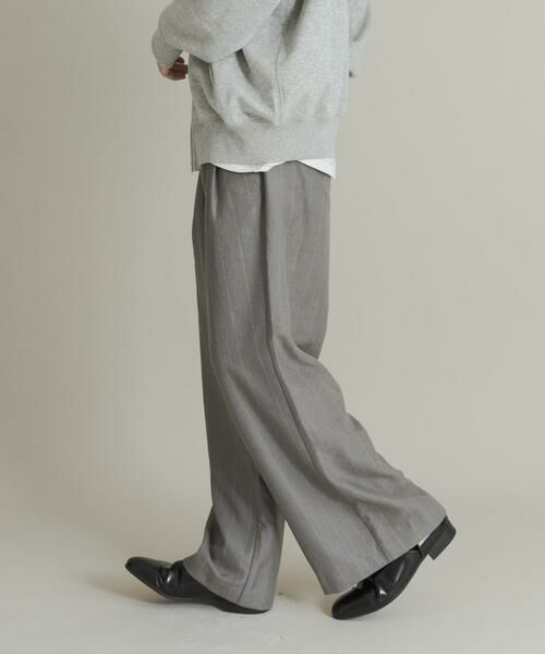 SENSE OF PLACE by URBAN RESEARCH / センスオブプレイス バイ アーバンリサーチ その他パンツ | ウールタッチストライプワイドフレアパンツ | 詳細28
