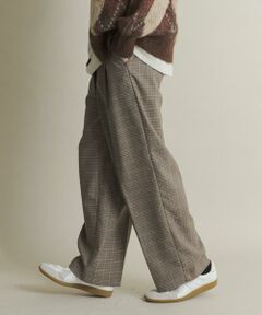SENSE OF PLACE by URBAN RESEARCH / センスオブプレイス バイ アーバンリサーチ その他パンツ | グレンチェックタックワイドスラックス