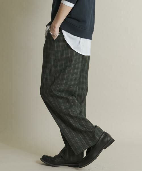 SENSE OF PLACE by URBAN RESEARCH / センスオブプレイス バイ アーバンリサーチ その他パンツ | グレンチェックタックワイドスラックス | 詳細3