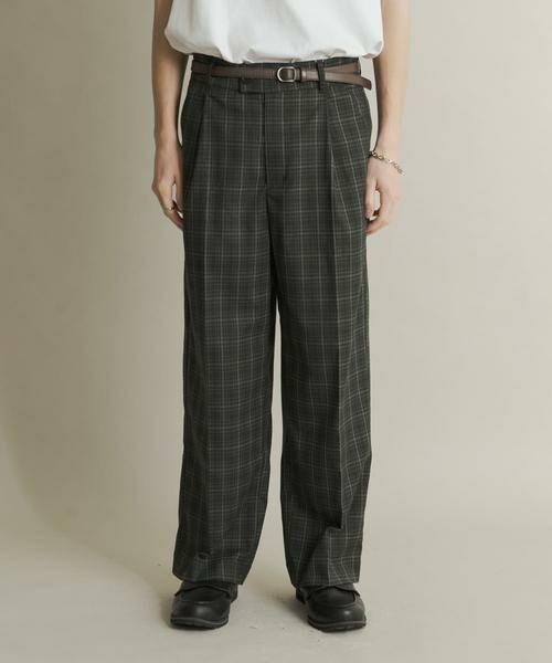 SENSE OF PLACE by URBAN RESEARCH / センスオブプレイス バイ アーバンリサーチ その他パンツ | グレンチェックタックワイドスラックス | 詳細7
