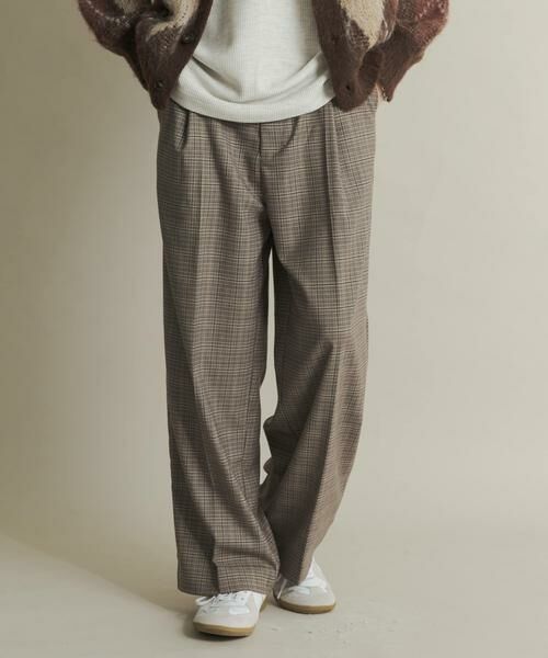 SENSE OF PLACE by URBAN RESEARCH / センスオブプレイス バイ アーバンリサーチ その他パンツ | グレンチェックタックワイドスラックス | 詳細18