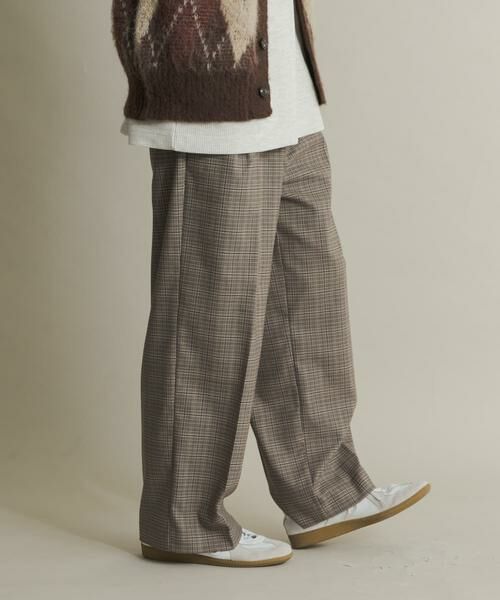 SENSE OF PLACE by URBAN RESEARCH / センスオブプレイス バイ アーバンリサーチ その他パンツ | グレンチェックタックワイドスラックス | 詳細20