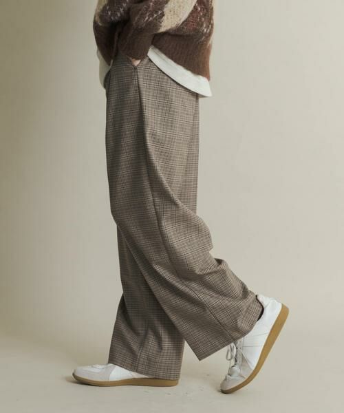 SENSE OF PLACE by URBAN RESEARCH / センスオブプレイス バイ アーバンリサーチ その他パンツ | グレンチェックタックワイドスラックス | 詳細21