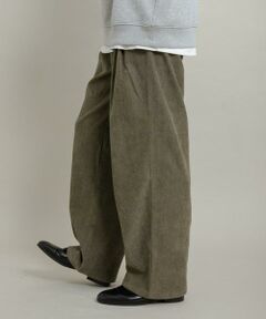 SENSE OF PLACE by URBAN RESEARCH / センスオブプレイス バイ アーバンリサーチ その他パンツ | ブロックコーデュロイワイドスラックス