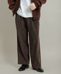 SENSE OF PLACE by URBAN RESEARCH / センスオブプレイス バイ アーバンリサーチ その他パンツ | ブロックコーデュロイワイドスラックス