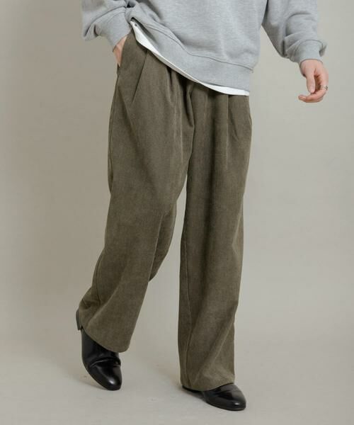 SENSE OF PLACE by URBAN RESEARCH / センスオブプレイス バイ アーバンリサーチ その他パンツ | ブロックコーデュロイワイドスラックス | 詳細5