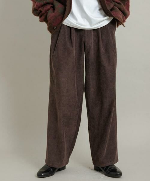 SENSE OF PLACE by URBAN RESEARCH / センスオブプレイス バイ アーバンリサーチ その他パンツ | ブロックコーデュロイワイドスラックス | 詳細11