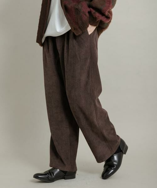 SENSE OF PLACE by URBAN RESEARCH / センスオブプレイス バイ アーバンリサーチ その他パンツ | ブロックコーデュロイワイドスラックス | 詳細12
