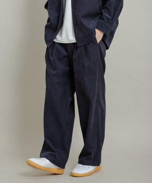 SENSE OF PLACE by URBAN RESEARCH / センスオブプレイス バイ アーバンリサーチ その他パンツ | ブロックコーデュロイワイドスラックス | 詳細18