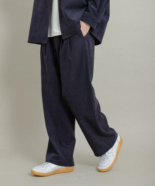 SENSE OF PLACE by URBAN RESEARCH / センスオブプレイス バイ アーバンリサーチ その他パンツ | ブロックコーデュロイワイドスラックス | 詳細19