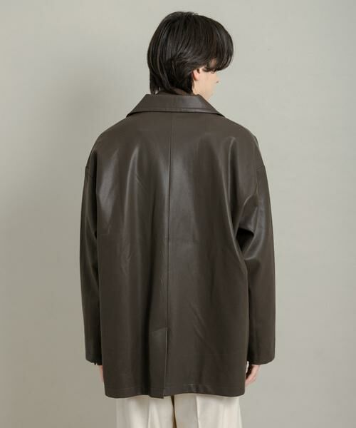 SENSE OF PLACE by URBAN RESEARCH / センスオブプレイス バイ アーバンリサーチ レザーブルゾン・ジャケット | FLミドルジャケット | 詳細11