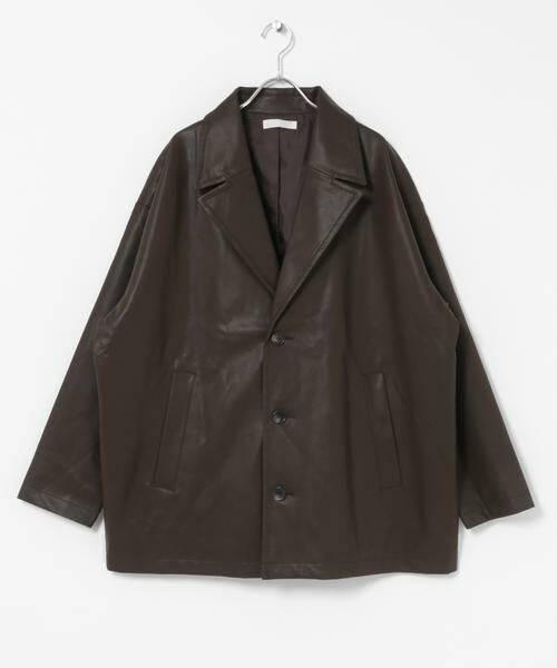 SENSE OF PLACE by URBAN RESEARCH / センスオブプレイス バイ アーバンリサーチ レザーブルゾン・ジャケット | FLミドルジャケット | 詳細12